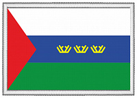Шеврон сублимационный Тюменская область --- флаг