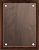 Плакетка с акриловым стеклом (высота, см: 20х25 цвет: коричневый)