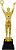 Фигура Оскар (размер: 30 цвет: золото)