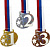 Комплект медалей Фонтанка 55мм (3 медали) (Размер: <> Цвет: )