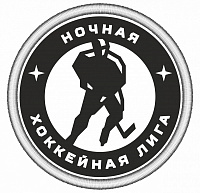 Шеврон сублимационный НХЛ (ночная хоккейная лига)