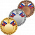 Комплект медалей Кушика  (размер: 50 мм цвет: золото/серебро/бронза)