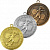 Комплект медалей футбол Кафу (3 медали) (размер:  цвет: )